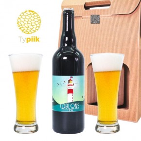 ⇒ Coffret de bières bretonnes artisanales + 2 Verres Philomenn